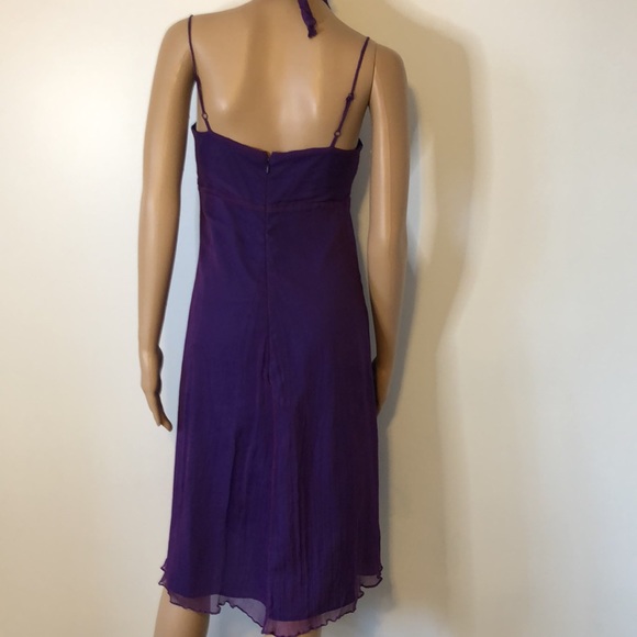 Newport News Vibrant Purple Strappy Dress Sz 6 - Picture 4 of 9